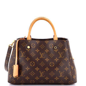 Louis Vuitton BB Montaigne Handbag Monogram Canvas